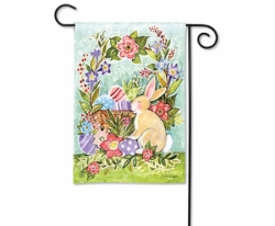 Joyful Easter Garden Flag